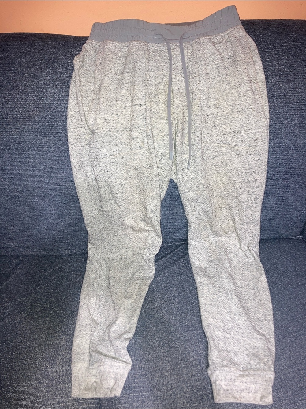 lululemon athletica Women's Light Heather Gray Jogger Track Pants